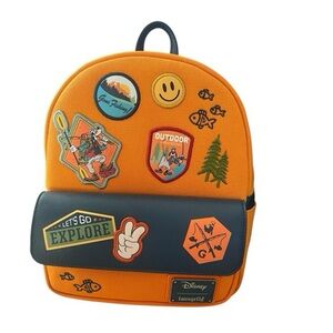 Loungefly Disney A Goofy Movie Camping Canvas Mini Backpack — SOLD OUT BL Excl